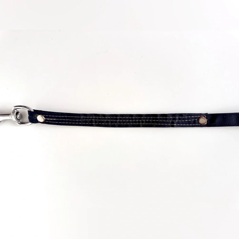 26” Short Close Control Dog Lead Leash Thick Heavy Duty Black (#A)